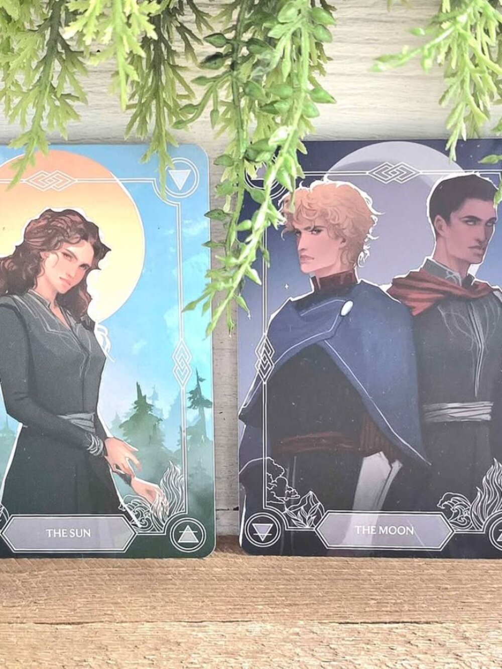 Fairyloot Her Hidden Fire by Cliodhna O'Sullivan Sun & Moon Tarot Cards